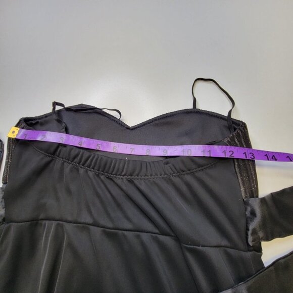 Black Evening Dress Gown- Size M - New! - Picture 7 of 15